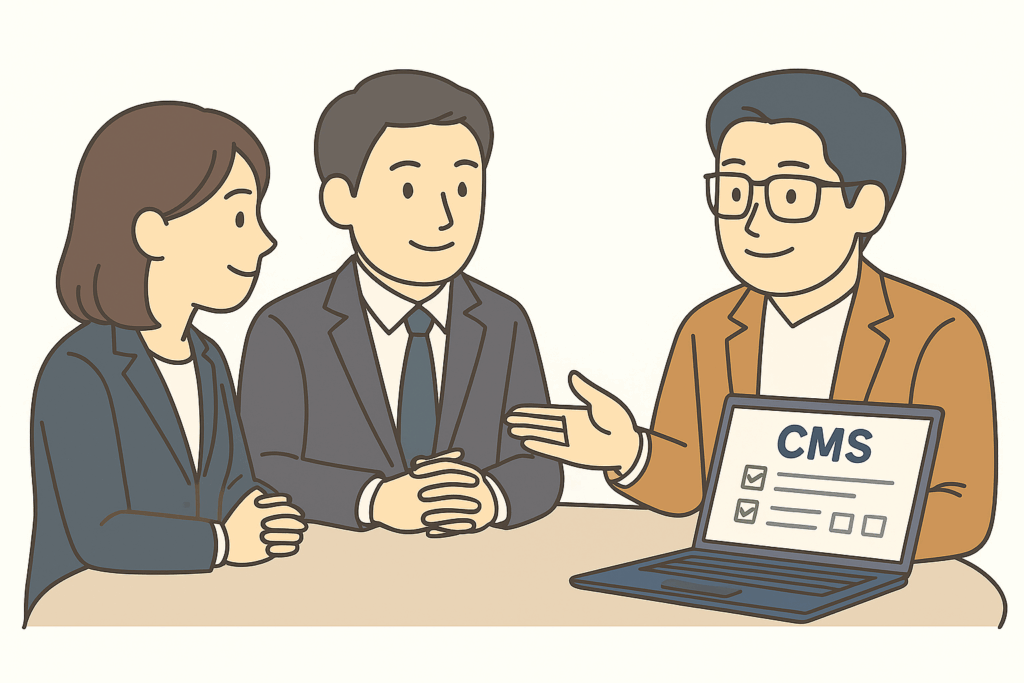 使用するCMSの決定、基本設定