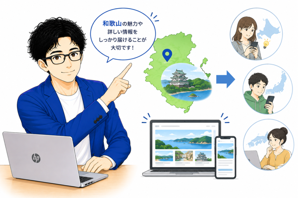 和歌山だからこそ県外の人へ詳しい情報を届ける必要がある