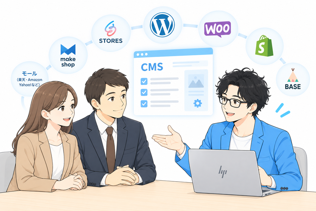使用するCMSの決定、基本設定