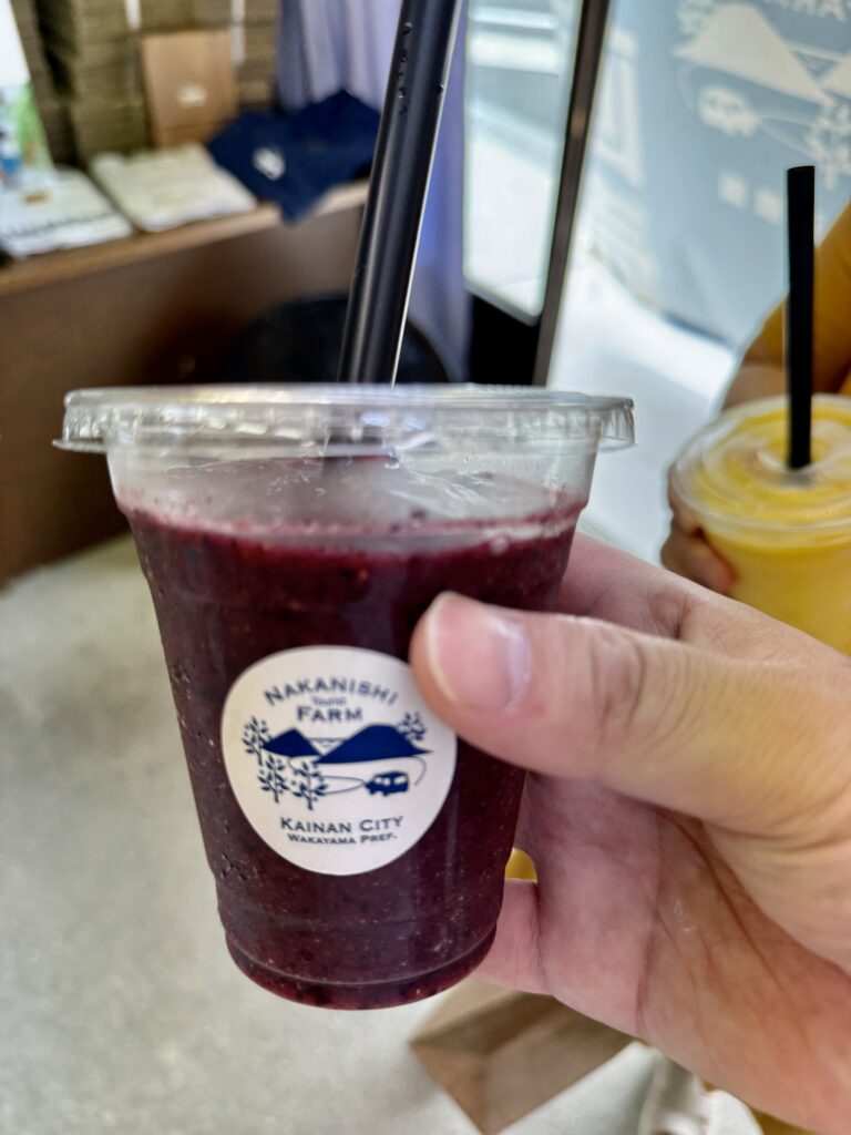 ブルーベリースムージー