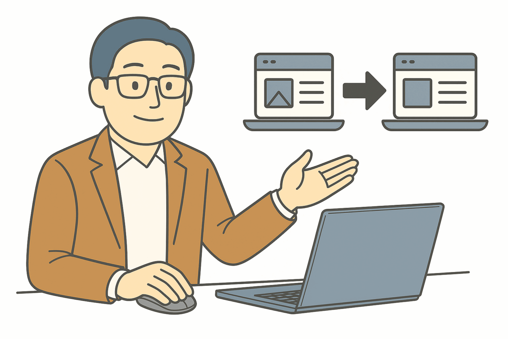 ホームページの引継ぎについて