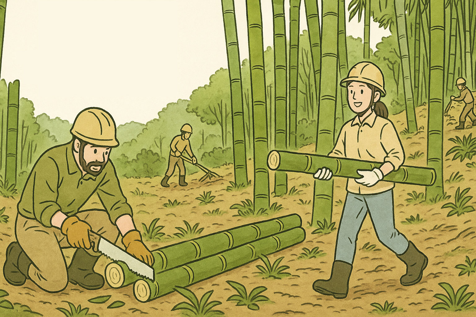 和歌山県で竹林整備・里山保全活動をされている企業様