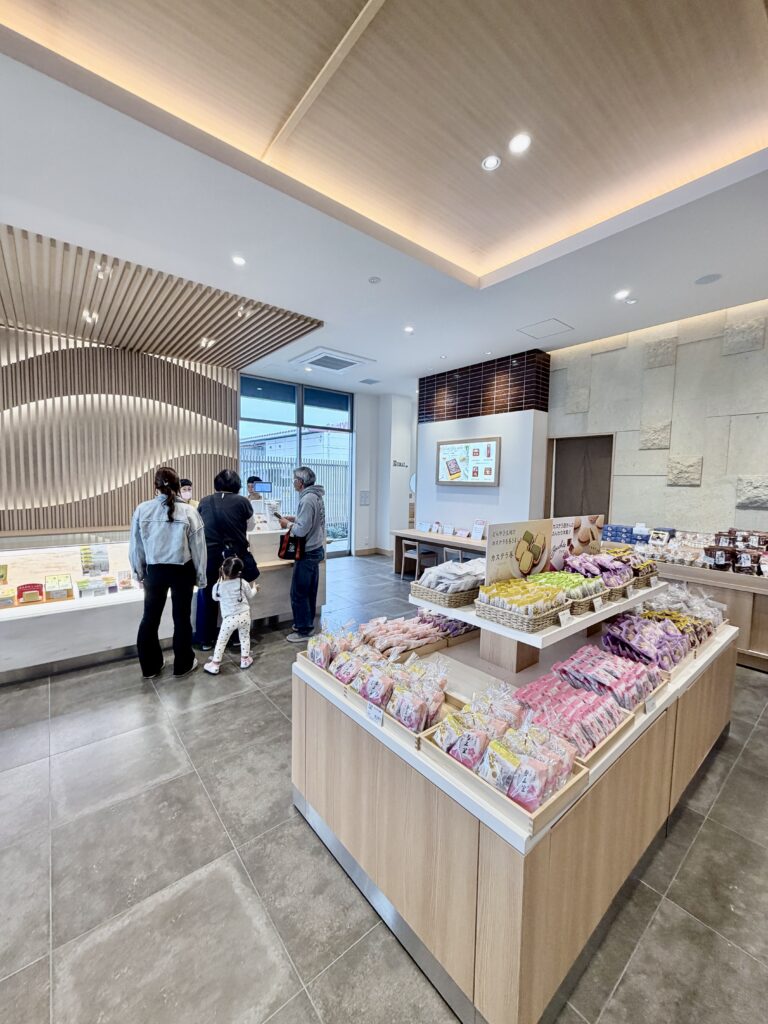 文明堂 伏見カステラ工房の店内