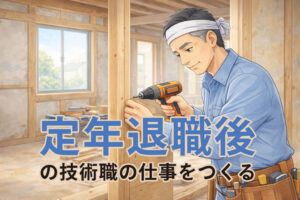 定年退職後の技術職の仕事を作る
