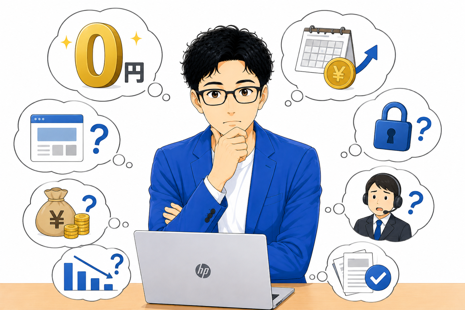 制作費0円・無料のホームページは本当にお得?契約前に確認したい10の注意点