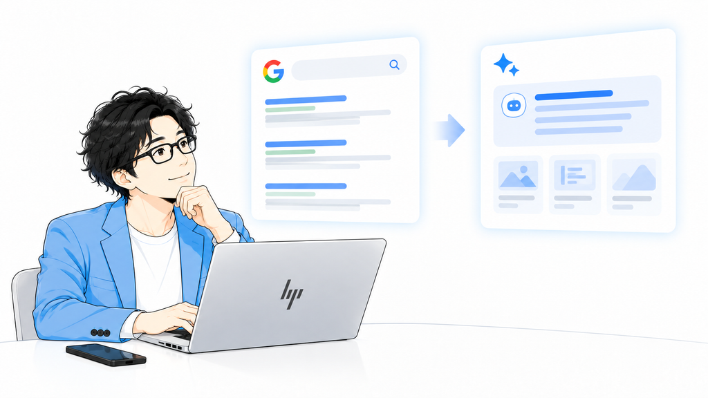 Google検索そのものもAI検索へ変わっています
