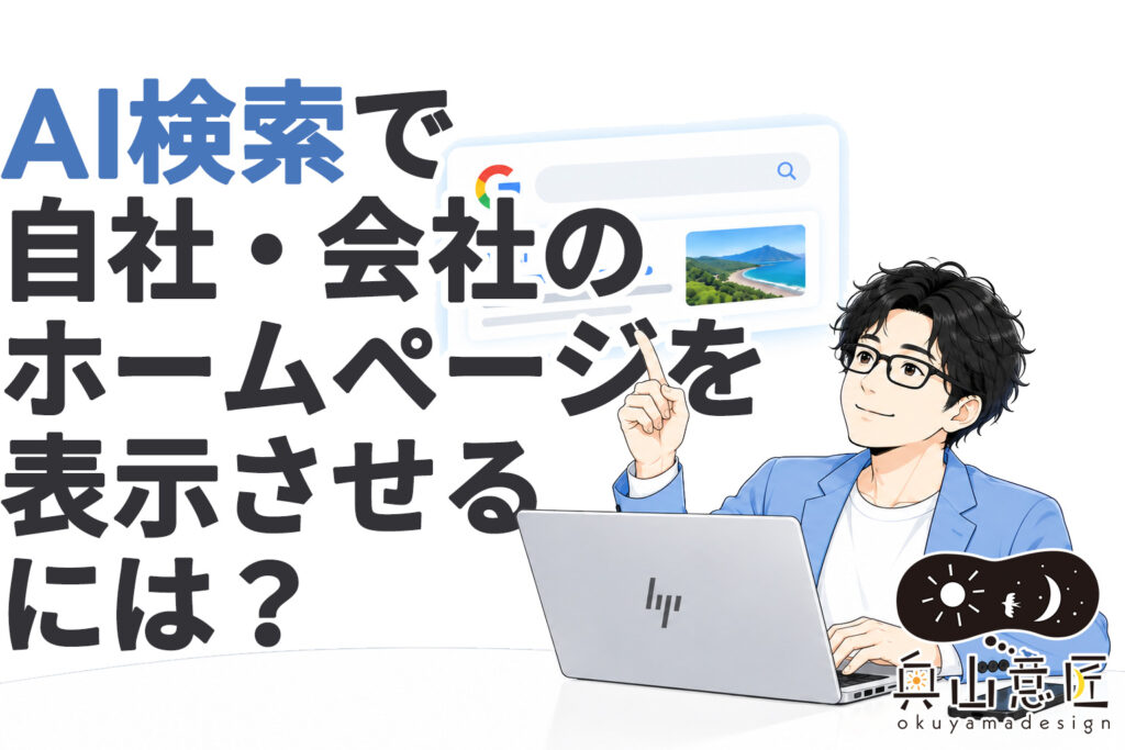 AI検索で自社・会社のホームページを表示させるには？