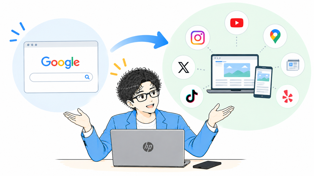 Googleだけを見るSEOから「Web全体で見つけてもらう」対策へ