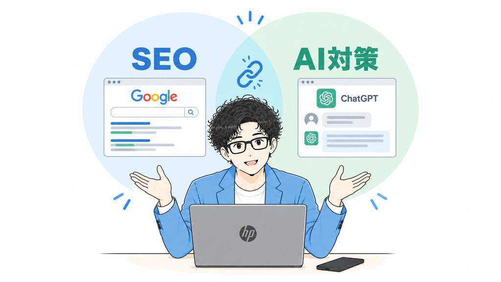 SEO対策とAI対策は別物ではありません