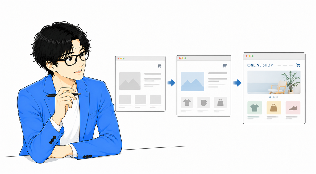 ECサイトは一度で完成するものではありません