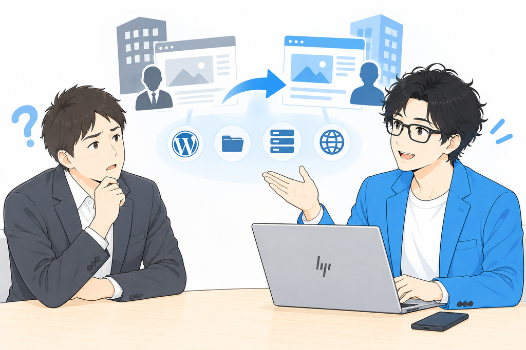 制作会社が違ってもホームページの更新は依頼できる？