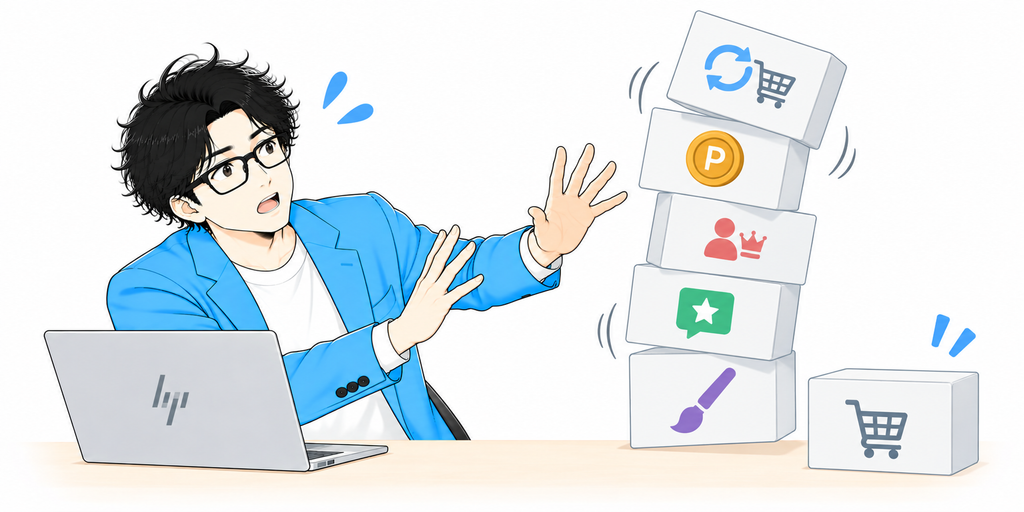 リニューアルと同時に機能を増やしすぎない