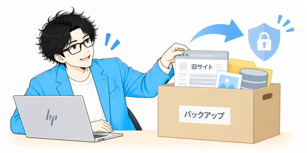 旧サイトをすぐに消さない