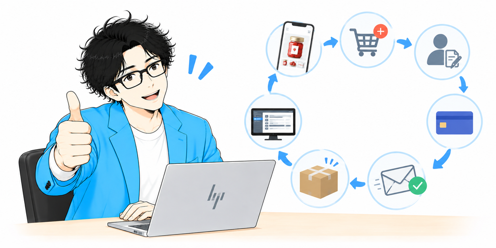 公開前には必ずテスト注文を行う