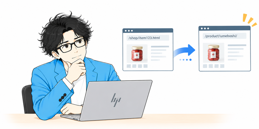 商品ページのURLを安易に変更しない