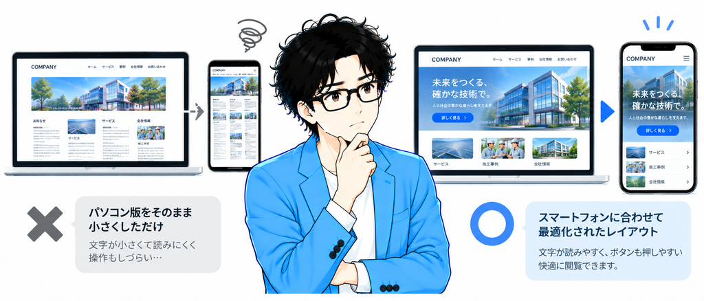 スマホファースト=パソコンを軽視することではありません