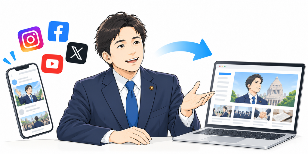 政治家・議員にホームページが必要な理由