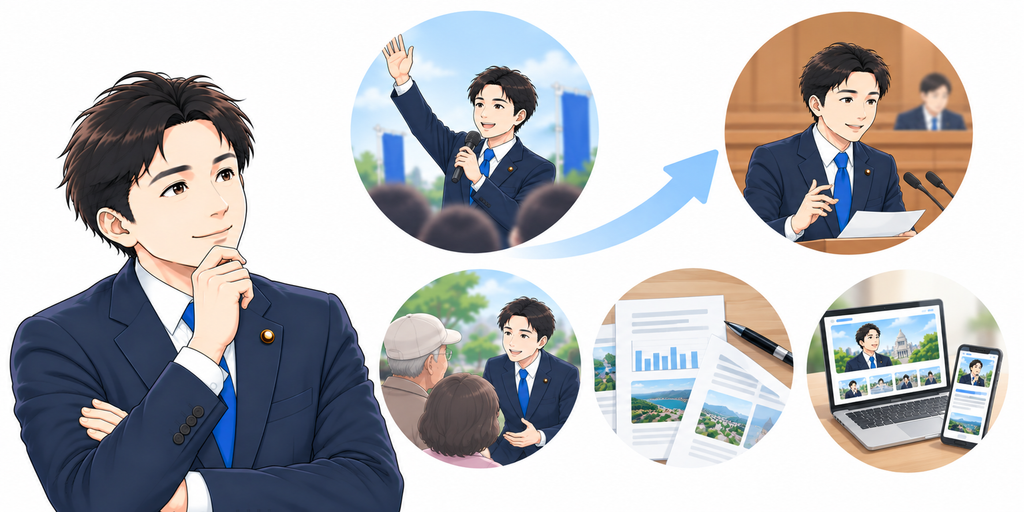 選挙が終わった後も使えるホームページを