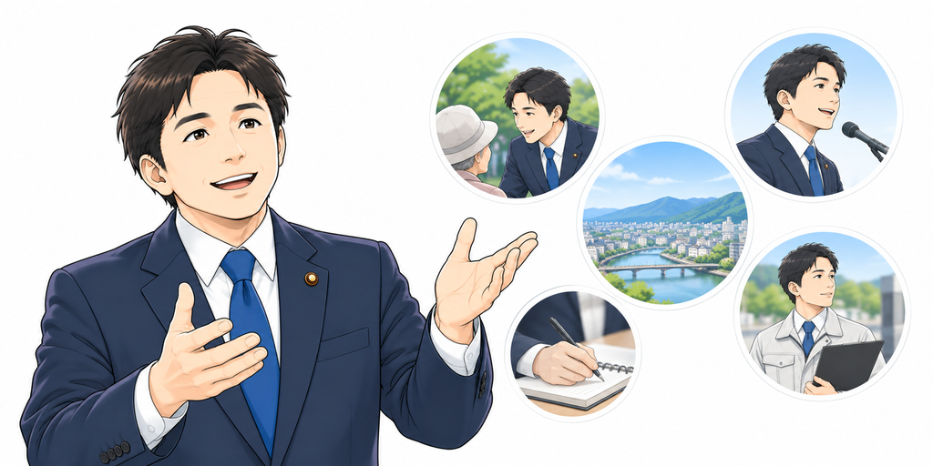 政治家のホームページで大切なのは「人柄」と「考え」が伝わること