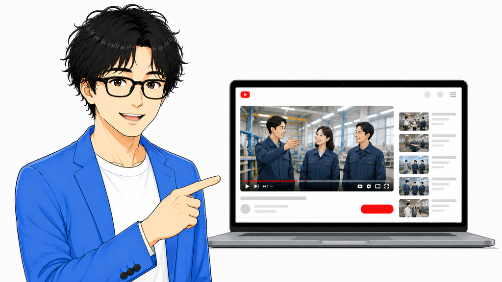 YouTubeなら仕事や職場の雰囲気をより詳しく伝えられる