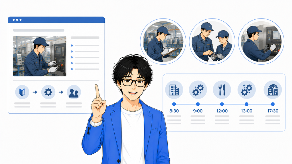 仕事内容を具体的に説明する
