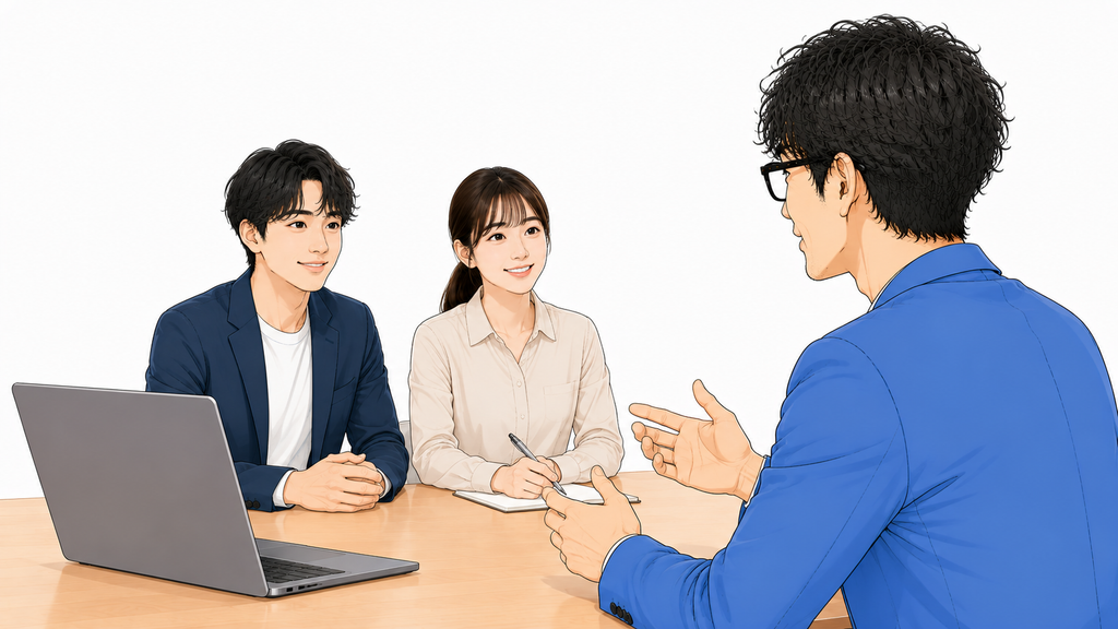 若手社員を紹介する