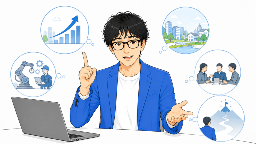 会社の将来が見えるようにする