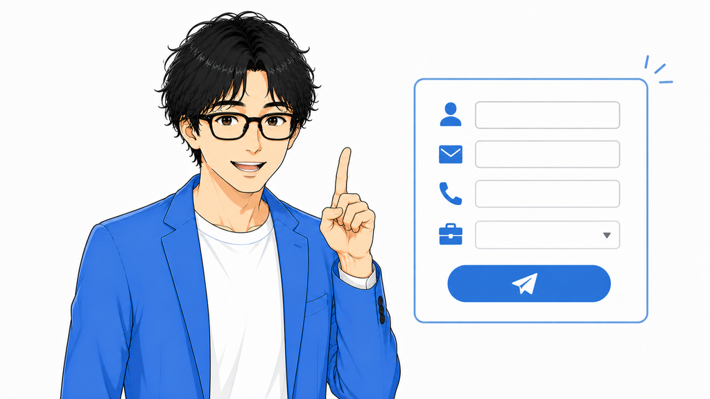 応募フォームを簡単にする