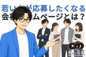 若い人が応募したくなる会社ホームページとは？採用につながるWebサイトの作り方