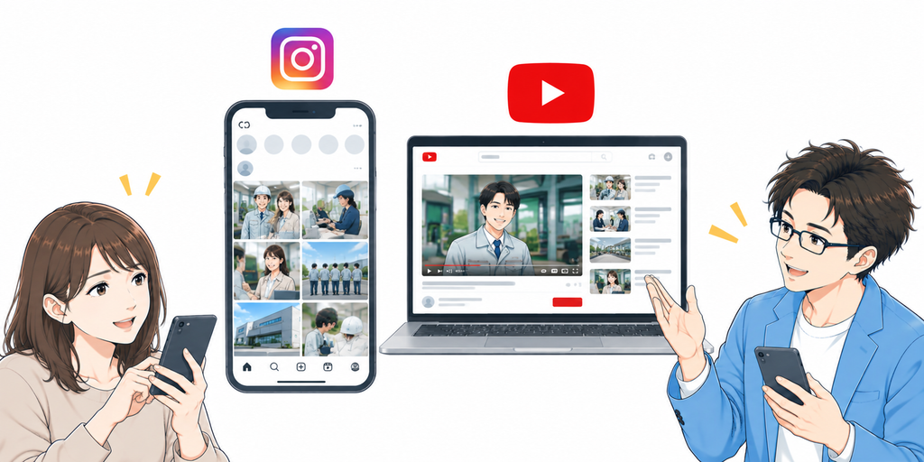 InstagramやYouTubeを採用活動に活用する方法もあります