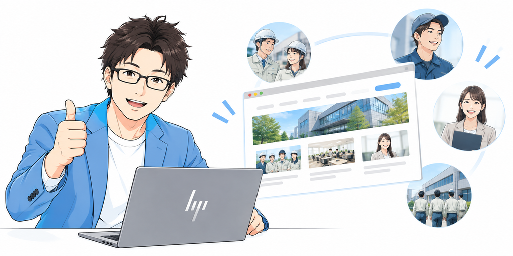 求人を出しても応募が来ないときは、会社のWebサイトも見直してみませんか?