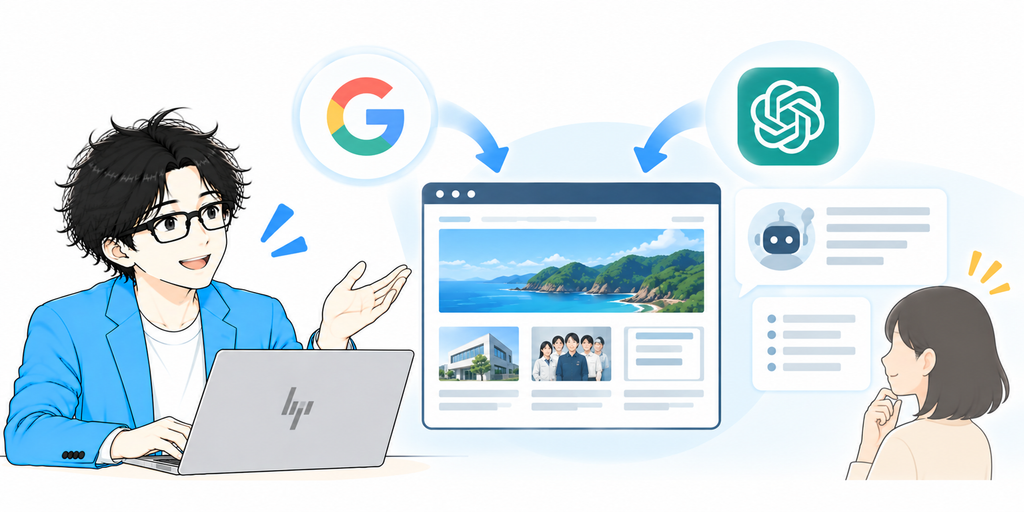 AI検索が増えてもホームページの情報は重要です