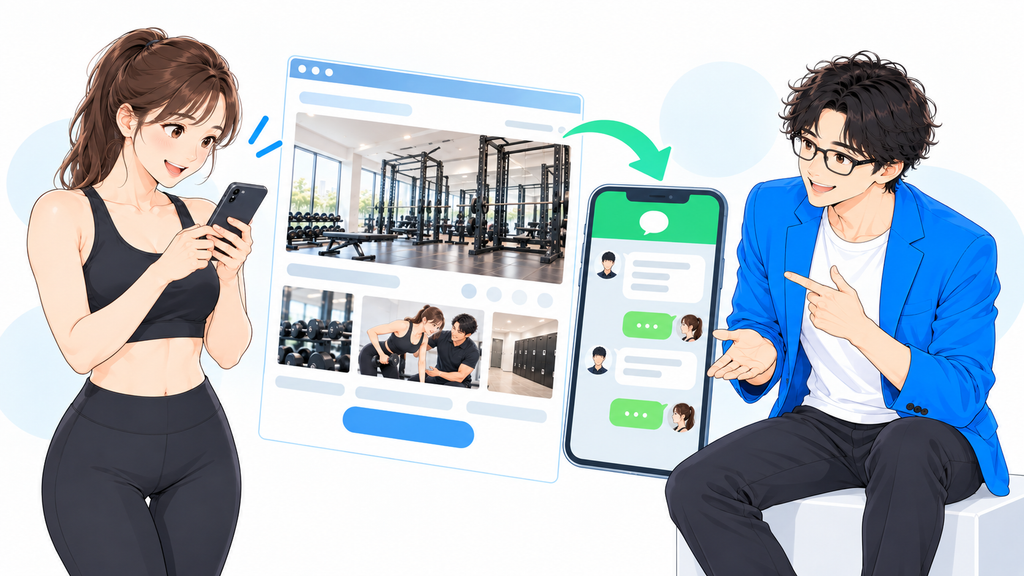 LINE予約とホームページを連携する
