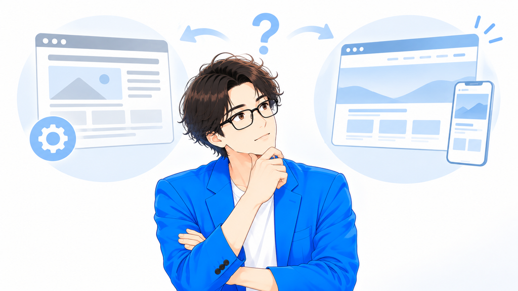 ホームページの修正とリニューアル、どちらがいい?